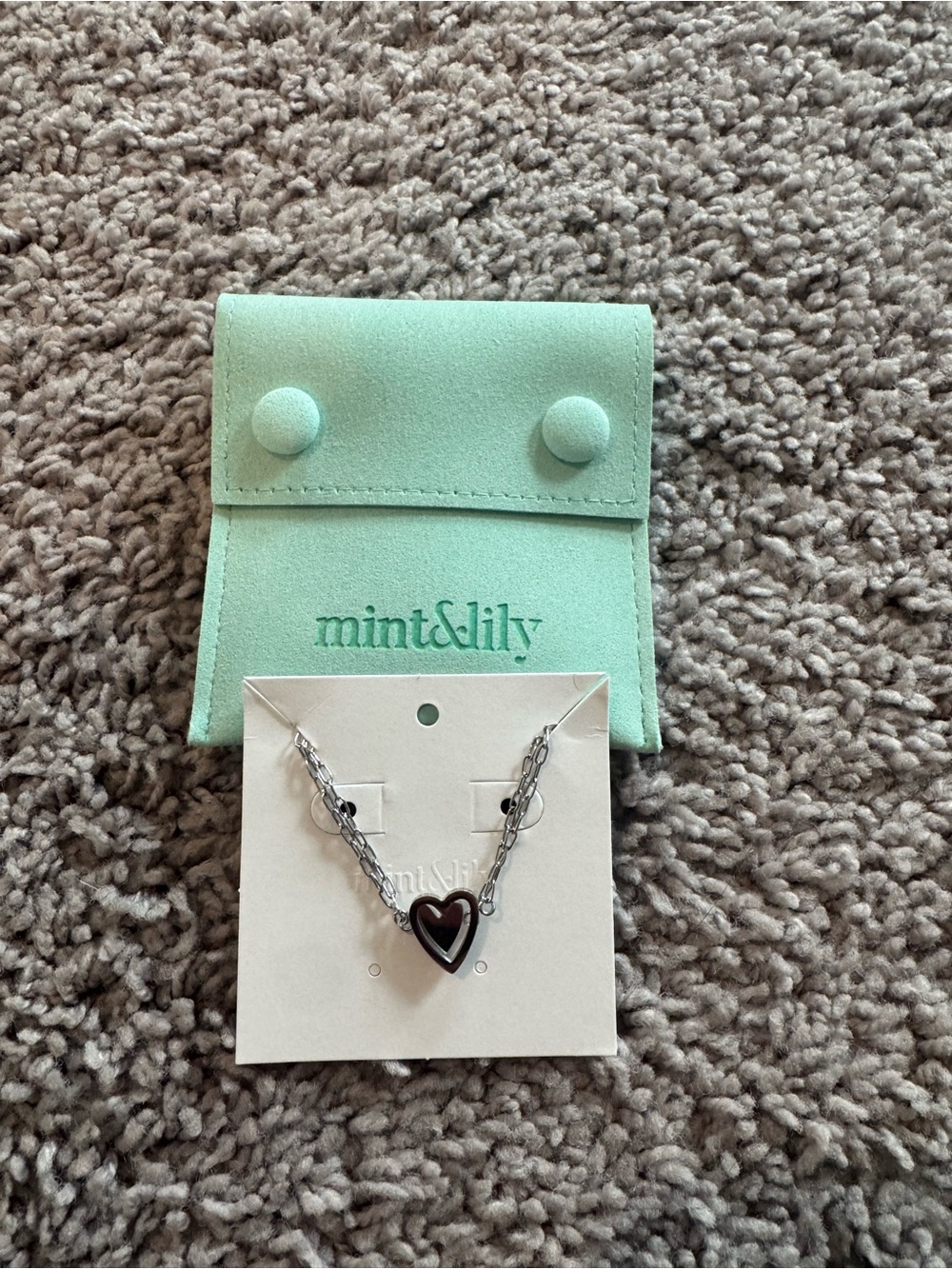Mint & Lily Perfect Fit Heart Bracelet Set